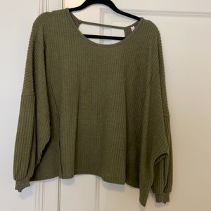 green open back top. size S/M